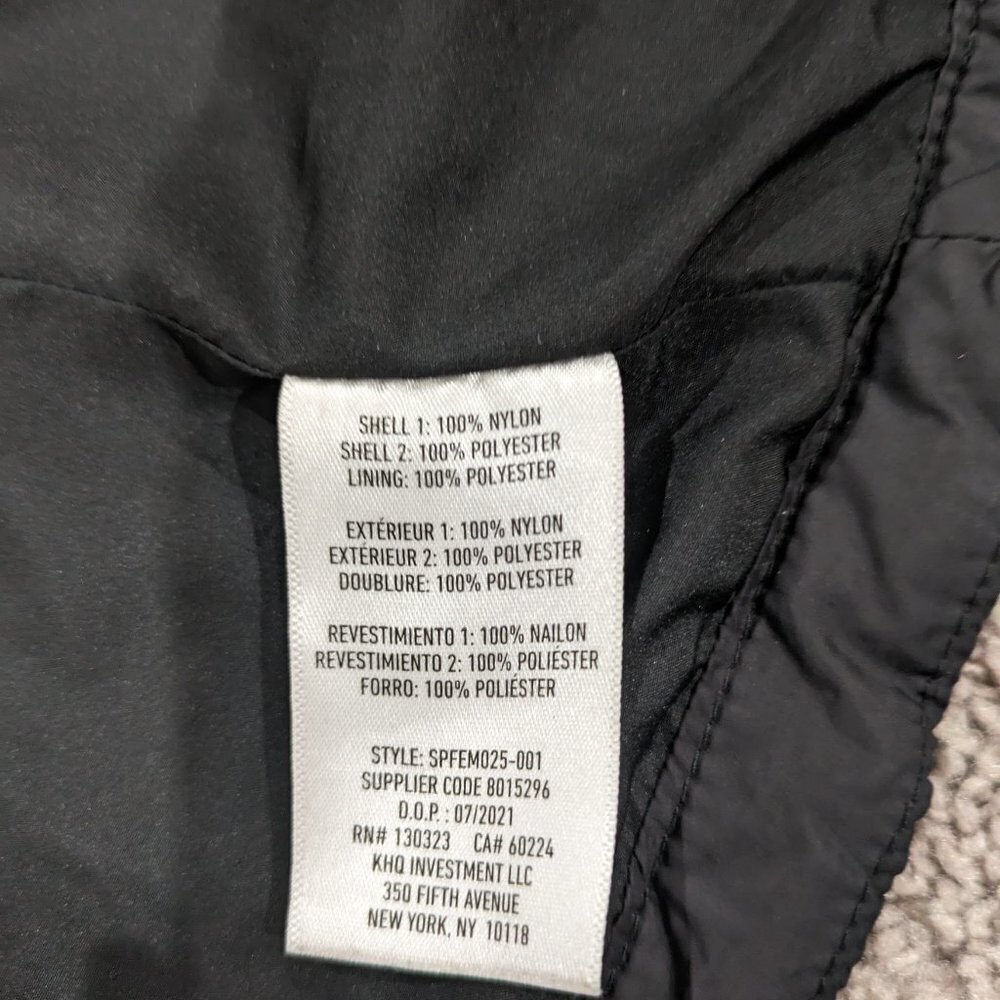 Spyder Black Puffer Jacket/Ski Jacket Women's Size XL FLAW - Picture 10 of 10